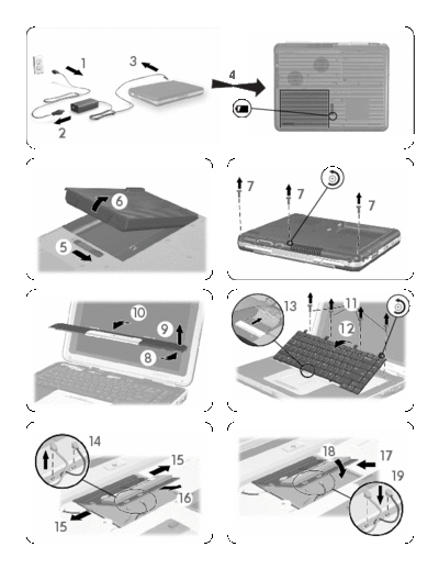 Compaq-HP REPLACING NETWORK CARD  Compaq-HP HP_COMPAQ HP COMPAQ SERIES REPLACING NETWORK CARD.pdf