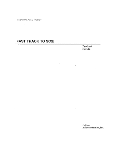 Fujitsu 1989 SCSI Product Guide  Fujitsu _dataBooks 1989_SCSI_Product_Guide.pdf