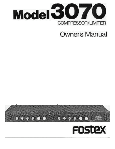 FOSTEX hfe fostex 3070 en  FOSTEX Audio 3070 hfe_fostex_3070_en.pdf