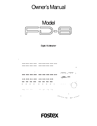 FOSTEX hfe   fd-8 en  FOSTEX Audio FD-8 hfe_fostex_fd-8_en.pdf