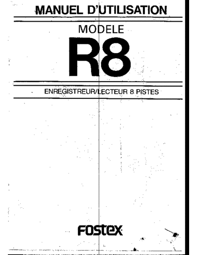 FOSTEX fostex r8 full user manual  FOSTEX Tape R-8 fostex_r8_full_user_manual.pdf