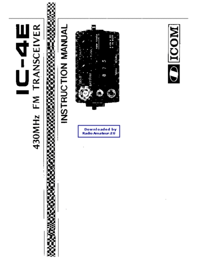 Icom IC4E user  Icom IC4E_user.pdf