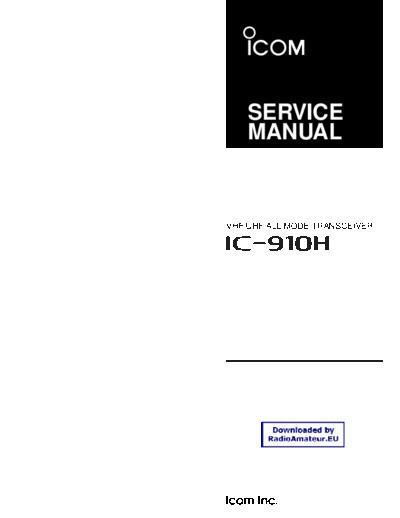 Icom IC910H serv  Icom IC910H_serv.pdf