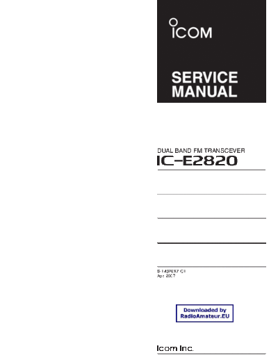 Icom IC-E2820 serv  Icom IC-E2820_serv.pdf