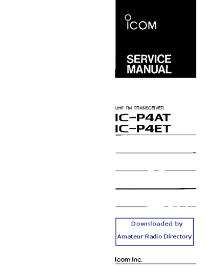 Icom IC-P4ET serv  Icom IC-P4ET_serv.pdf