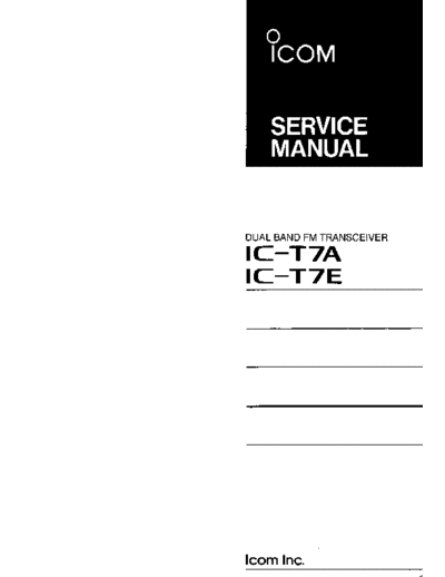 Icom IC-T7A SM  Icom IC-T7A_SM.pdf