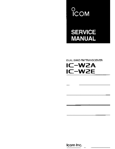 Icom IC-W2E SM  Icom IC-W2E_SM.pdf