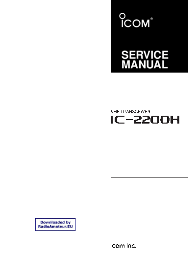 Icom IC2200H serv  Icom IC2200H_serv.pdf