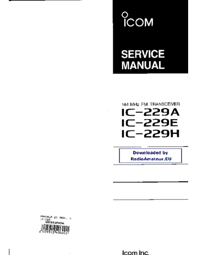 Icom IC229 serv  Icom IC229_serv.pdf