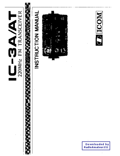 Icom IC3A IC3AT user  Icom IC3A_IC3AT_user.pdf