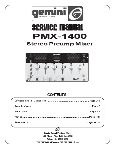 GEMINI hfe gemini pmx-1400 service  GEMINI Audio PMX-1400 hfe_gemini_pmx-1400_service.pdf