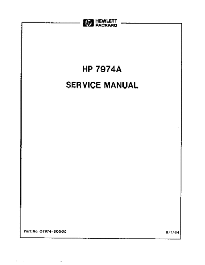 HP 07974-90030 7974svc Aug84  HP tape 7974 07974-90030_7974svc_Aug84.pdf