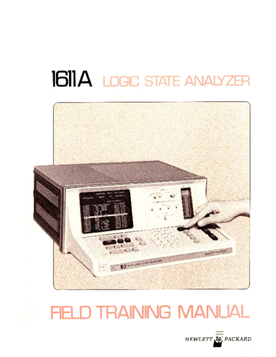 HP 5922-2029 1611A Field Training Man  HP te 1611 5922-2029_1611A_Field_Training_Man.pdf