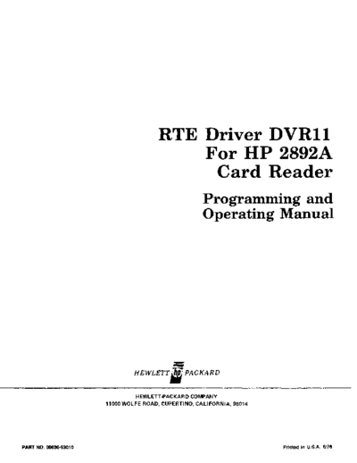 HP 09600-93010 Jun-1978  HP 1000 RTE-IVB 09600-93010_Jun-1978.pdf