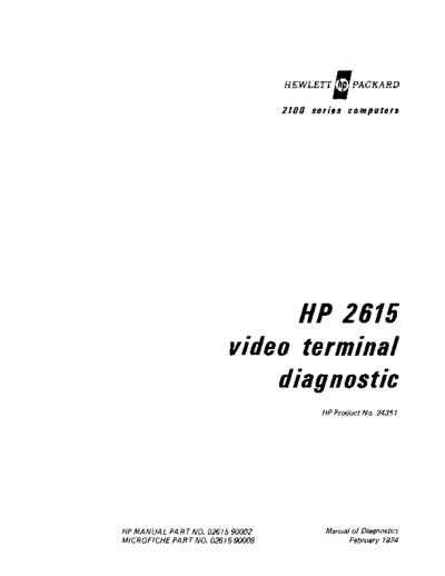 HP 02615-90002 Feb-1974  HP 1000 Diagnostics 02615-90002_Feb-1974.pdf