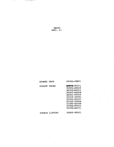 HP HP Basic RevA SrcLst Jan70  HP 2116 BASIC_Jan70 HP_Basic_RevA_SrcLst_Jan70.pdf