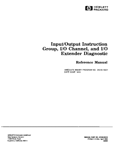 HP 02100-90213 Apr-1982  HP 1000 Diagnostics 02100-90213_Apr-1982.pdf