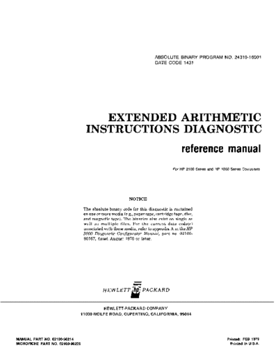 HP 02100-90214 Feb-1979  HP 1000 Diagnostics 02100-90214_Feb-1979.pdf