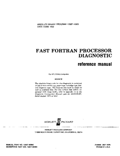 HP 12907-90003 Sep-1976  HP 1000 Diagnostics 12907-90003_Sep-1976.pdf