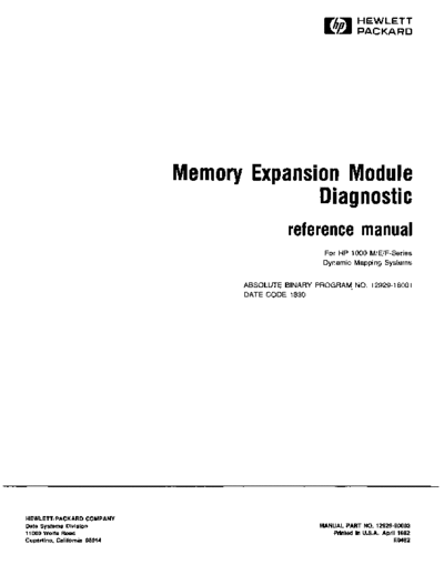 HP 12929-90003 Apr-1982  HP 1000 Diagnostics 12929-90003_Apr-1982.pdf