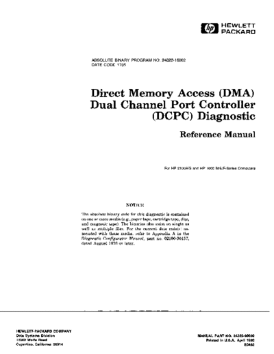HP 24322-90002 Apr-1982  HP 1000 Diagnostics 24322-90002_Apr-1982.pdf