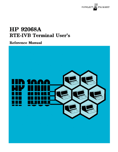 HP 92068-90002 Dec-1983  HP 1000 RTE-IVB 92068-90002_Dec-1983.pdf