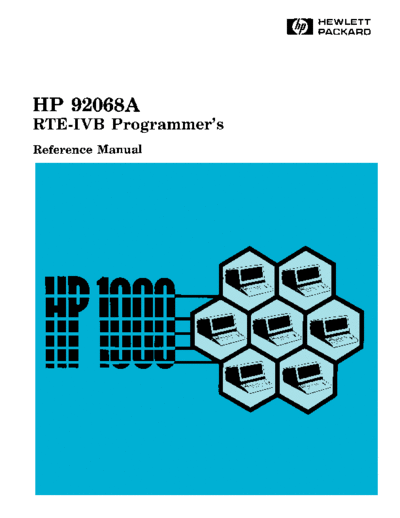 HP 92068-90004 Dec-1983  HP 1000 RTE-IVB 92068-90004_Dec-1983.pdf