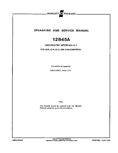 HP 12845-90001 lptInfKit Aug72  HP 21xx interfaces 12845-90001_lptInfKit_Aug72.pdf