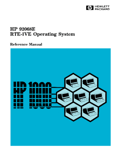HP 92068-90015 Jul-1981  HP 1000 RTE-IVB 92068-90015_Jul-1981.pdf