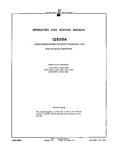 HP 12920  HP 21xx interfaces 12920.pdf