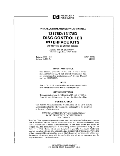 HP 13175D  HP 21xx interfaces 13175D.pdf