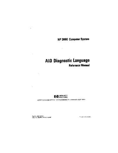 HP 30341-90006 AID Diagnostic Language Reference Manual May1981  HP 3000 diagnostics 30341-90006_AID_Diagnostic_Language_Reference_Manual_May1981.pdf