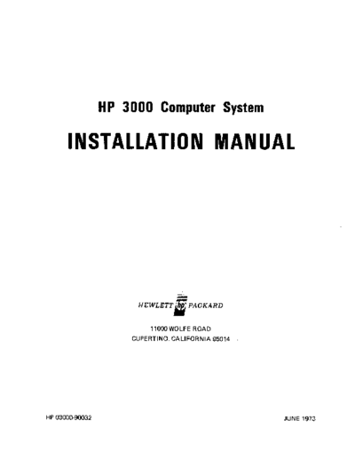 HP 03000-90032 3000inst Jun73  HP 3000 hp3000 03000-90032_3000inst_Jun73.pdf