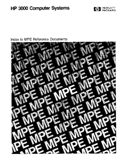 HP 30000-90045 MPE IV Idx Apr81  HP 3000 mpeIV 30000-90045_MPE_IV_Idx_Apr81.pdf