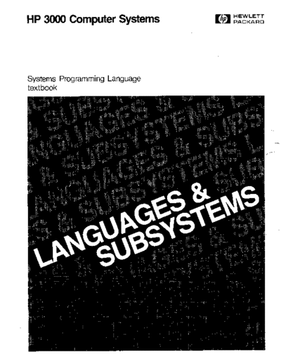 HP 30000-90025 SPL txtBk Sep77  HP 3000 spl 30000-90025_SPL_txtBk_Sep77.pdf