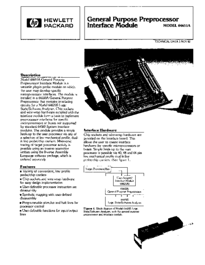 HP 5953-2795 General Purpose Preprocessor Interface Module Nov-1982  HP 64000 brochures 5953-2795_General_Purpose_Preprocessor_Interface_Module_Nov-1982.pdf