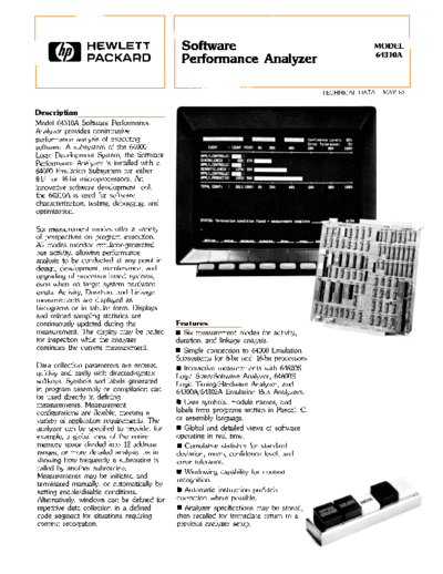 HP 5953-9210 Software Performance Analyzer May-1983  HP 64000 brochures 5953-9210_Software_Performance_Analyzer_May-1983.pdf