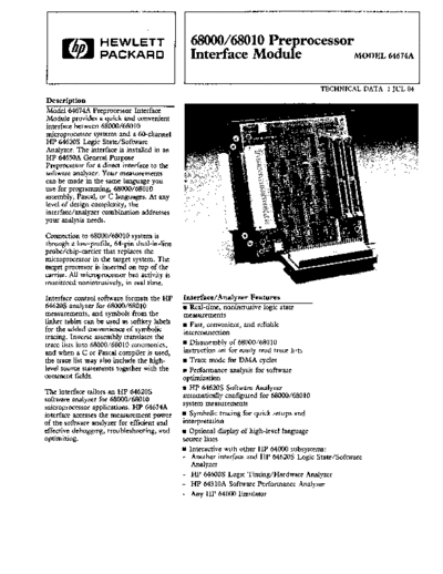 HP 5953-9246 68000 68010 Preprocessor Interface Module Jul-1984  HP 64000 brochures 5953-9246_68000_68010_Preprocessor_Interface_Module_Jul-1984.pdf