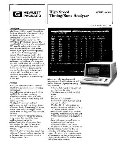 HP 5953-9262 High-Speed Timing State Analyzer Oct-1984  HP 64000 brochures 5953-9262_High-Speed_Timing_State_Analyzer_Oct-1984.pdf