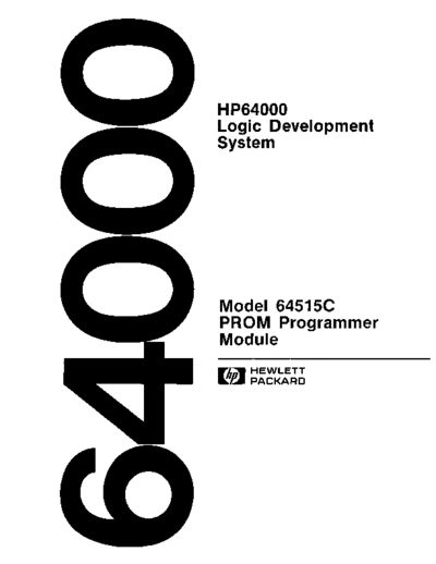 HP 64515-90903 Nov-1983  HP 64000 hardware 64515-90903_Nov-1983.pdf