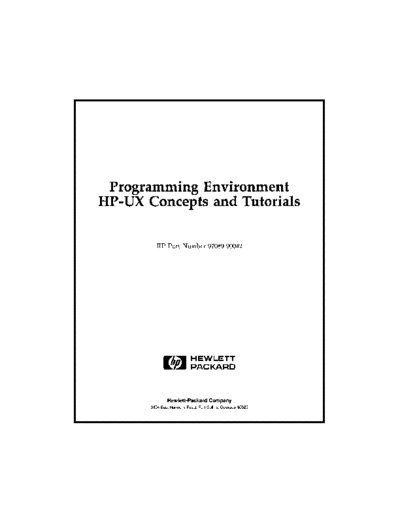 HP 97089-90042 HP-UX Concepts and Tutorials Aug86  HP 9000_hpux 5.x 97089-90042_HP-UX_Concepts_and_Tutorials_Aug86.pdf