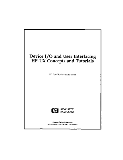 HP 97089-90052 HP-UX Concepts Device IO and User Interfacing Oct87  HP 9000_hpux 5.x 97089-90052_HP-UX_Concepts_Device_IO_and_User_Interfacing_Oct87.pdf