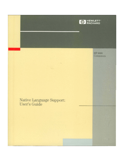 HP B2355-90036 Native Language Support Users Guide Aug92  HP 9000_hpux 9.x B2355-90036_Native_Language_Support_Users_Guide_Aug92.pdf