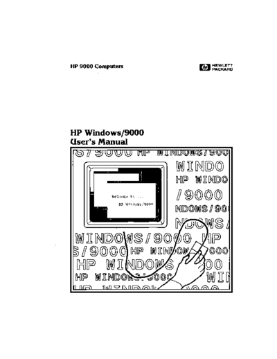HP 97069-90000 HP Windows 9000 Users Manual Dec85  HP 9000_hpux 2.x 97069-90000_HP_Windows_9000_Users_Manual_Dec85.pdf