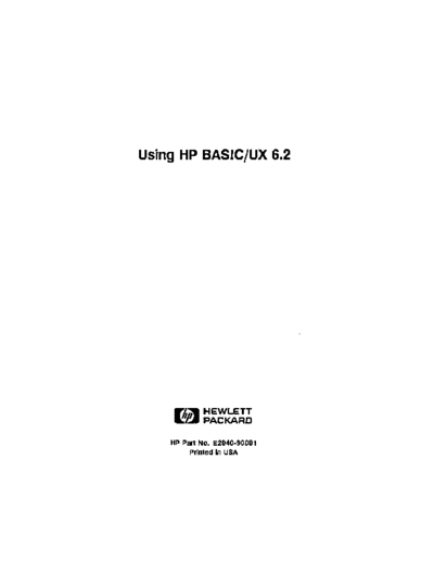 HP E2040-90001 Using HP BASIC UX 6.2 Aug91  HP 9000_hpux basic_ux E2040-90001_Using_HP_BASIC_UX_6.2_Aug91.pdf