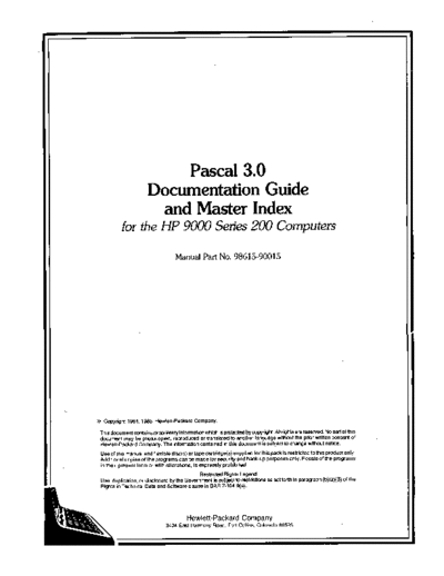HP 98615-90015 Pascal3.0 index Apr85  HP 9000_pascal 3.0 98615-90015_Pascal3.0_index_Apr85.pdf