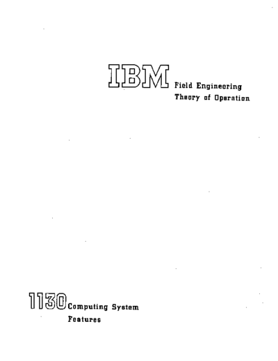 IBM SY26-3670-4 1130 Features FETOM Dec70  IBM 1130 fe SY26-3670-4_1130_Features_FETOM_Dec70.pdf