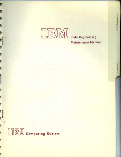 IBM 227-5977-1 1131 Computing System FEMM  IBM 1130 fe 227-5977-1_1131_Computing_System_FEMM.pdf