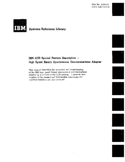 IBM A26-1575-1 1130 BiSync Communications Adapter 1968  IBM 1130 intf A26-1575-1_1130_BiSync_Communications_Adapter_1968.pdf