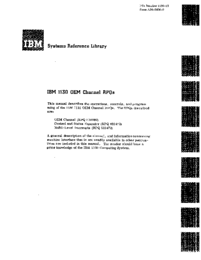 IBM A26-5606-0 1130 OEM Channel RPQs 1967  IBM 1130 intf A26-5606-0_1130_OEM_Channel_RPQs_1967.pdf